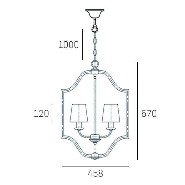 LAMPA WISZĄCA New York złoty stelaż, czarne abażury, 4 źródła światła, glamour, wymiary LAMPA WISZĄCA New York złoty stelaż, czarne abażury, 4 źródła światła, glamour, wymiary