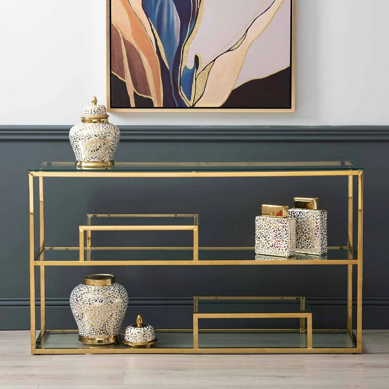 WAZON ceramiczny, prostokątny, biało-zloty nowoczesny wzór, dekoracyjny 21 cm, ekskluzywny WAZON ceramiczny, prostokątny, biało-zloty nowoczesny wzór, dekoracyjny 21 cm, ekskluzywny