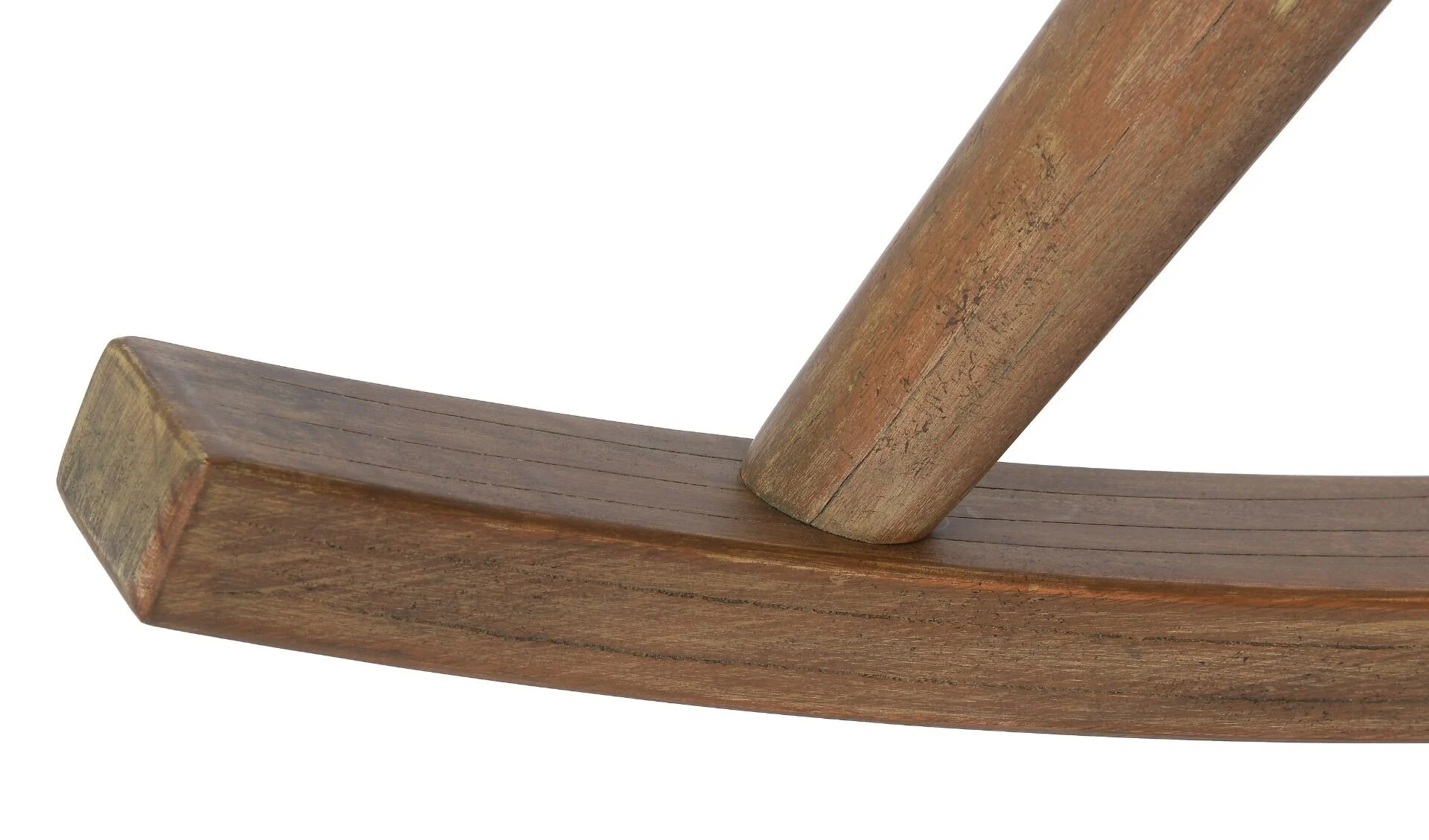 FOTEL BUJANY OGRODOWY drewniana podstawa, szary snurek, styl boho, zestaw ogrodowy OM003-4