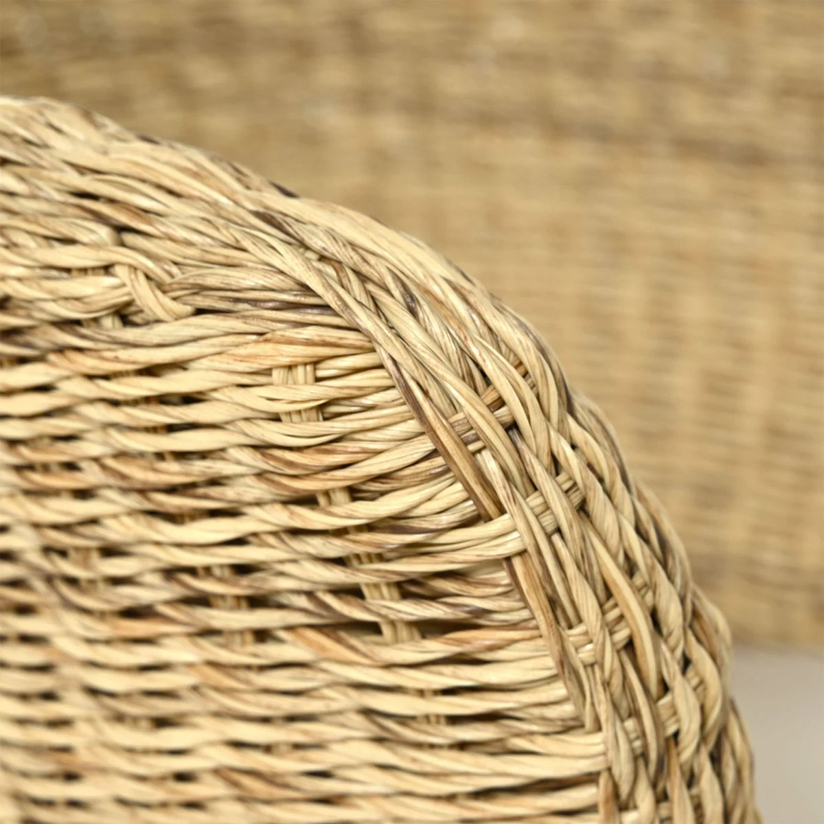 FOTEL OBIADOWY z technorattanu, naturalny kolor, klasyczny styl, zestaw ogrodowy OM004, najwyższa jakość