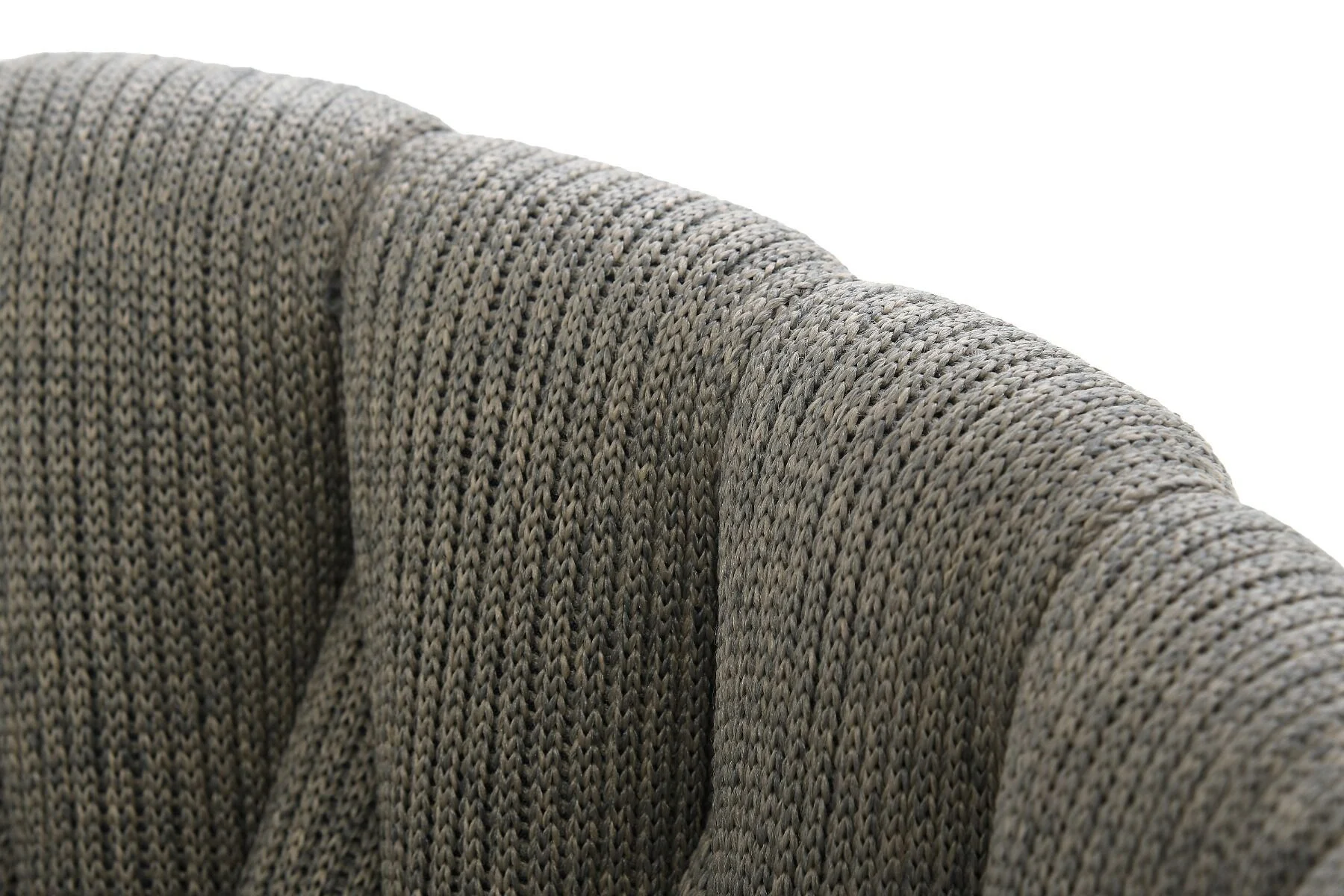 KRZESŁO OGRODOWE antracytowy stelaż, tkanina taupe, nowoczesny styl, zestaw ogrodowy OM005, eleganckie