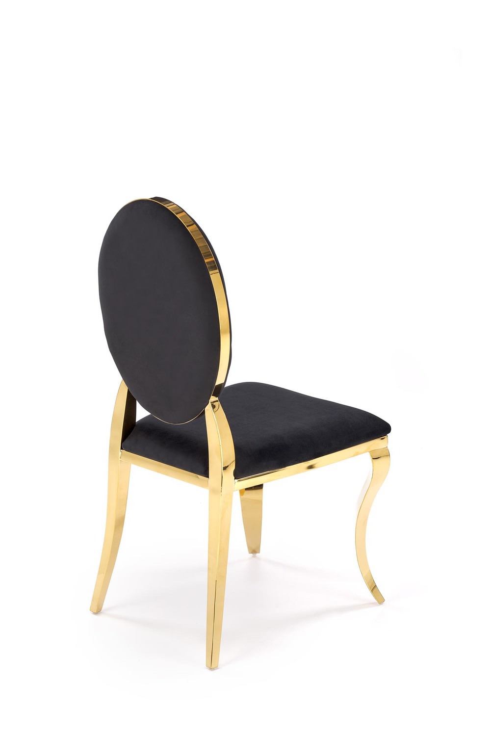KRZESŁO w stylu glamour, złote metalowi nogi, czarna velvetowa tapicerka, piekne KRZESŁO w stylu glamour, złote metalowi nogi, czarna velvetowa tapicerka, piekne