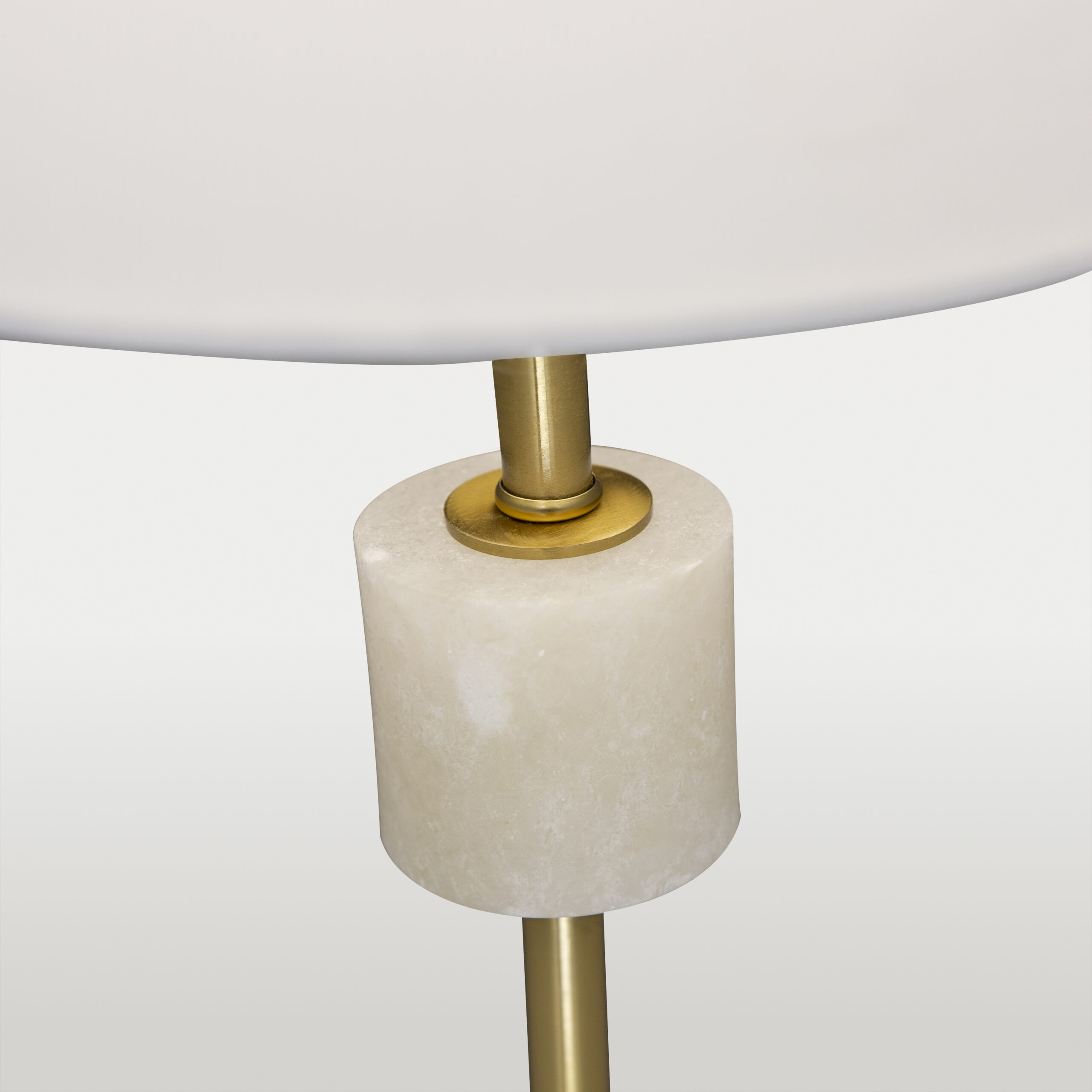 LAMPA STOŁOWA Bari metalowa podstawa, detale z alabastru, ekskluzywna, wyjątkowa