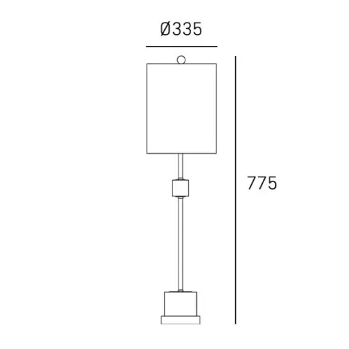 LAMPA STOŁOWA Bari metalowa podstawa, detale z alabastru, ekskluzywna, wymiary