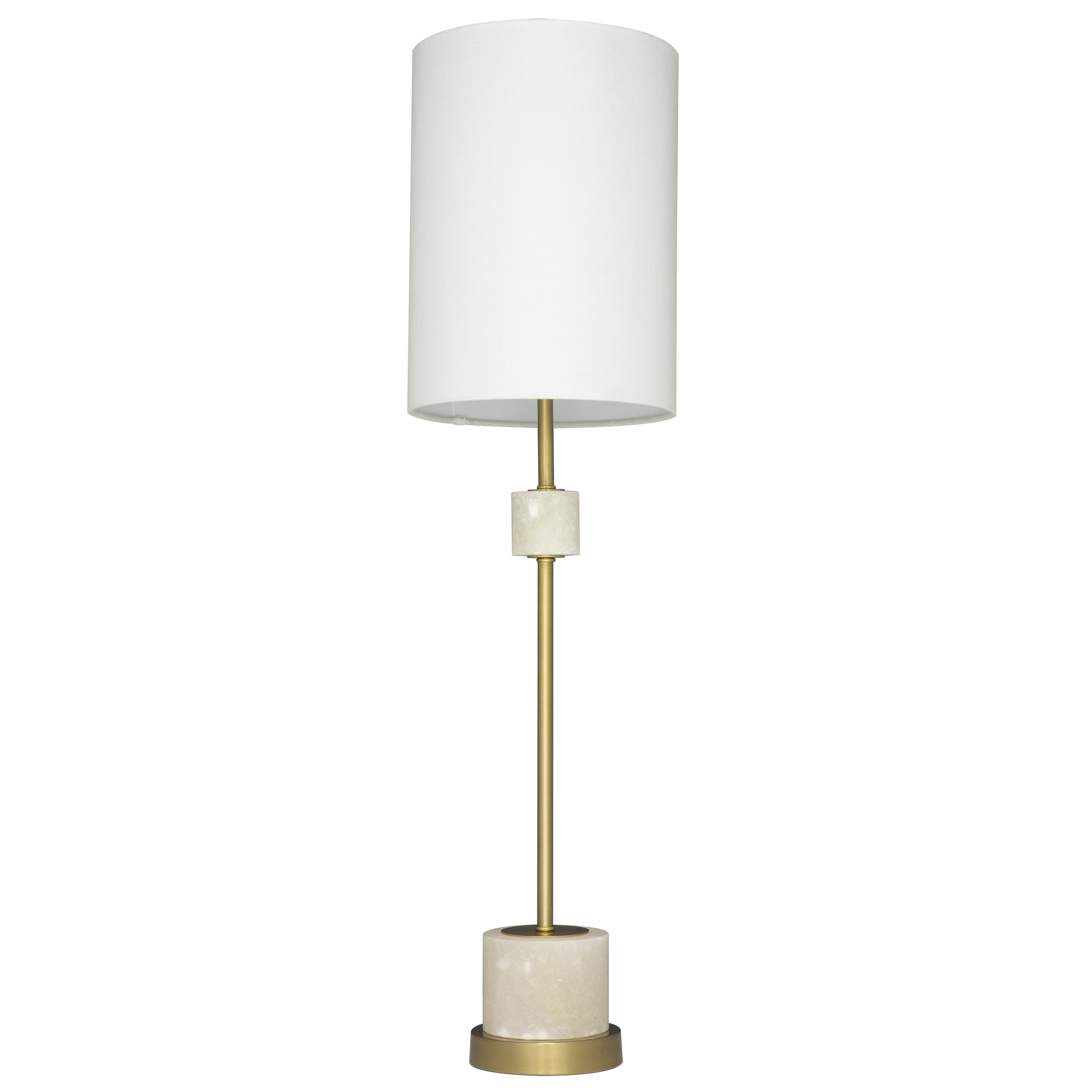 LAMPA STOŁOWA Bari metalowa podstawa, detale z alabastru, ekskluzywna