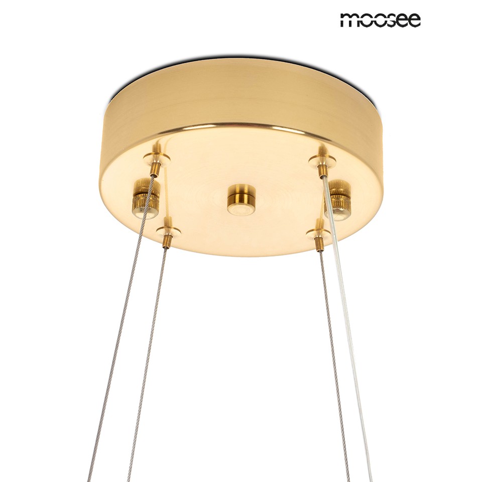 LAMPA WISZĄCA ze złotą obręczą i kryształami, ekskluzywna, styl glamour, wyrafinowana LAMPA WISZĄCA ze złotą obręczą i kryształami, ekskluzywna, styl glamour, wyrafinowana