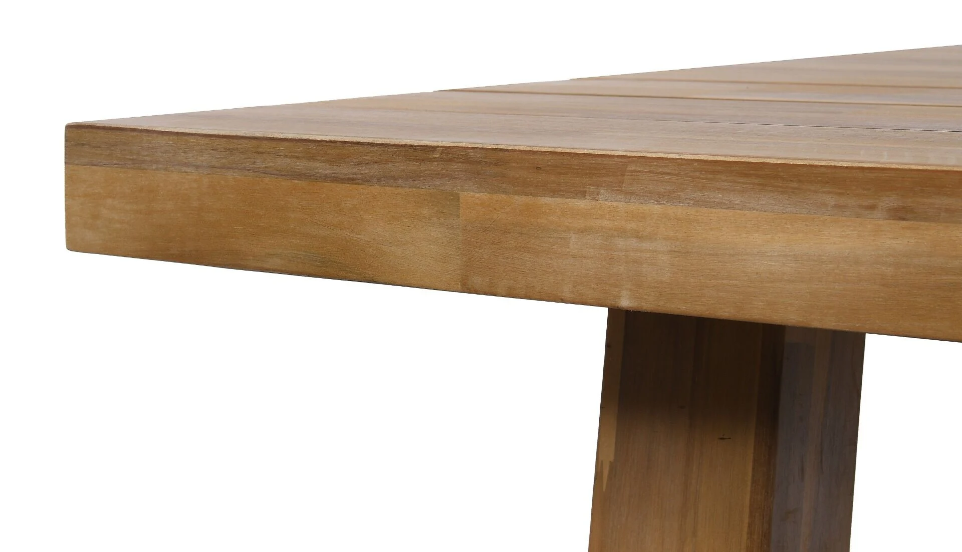 OGORODOWY STÓŁ OBIADOWY z drewna akacjowego w naturalnym kolorze, klasyczny, zestaw ogrodowy OM009-1