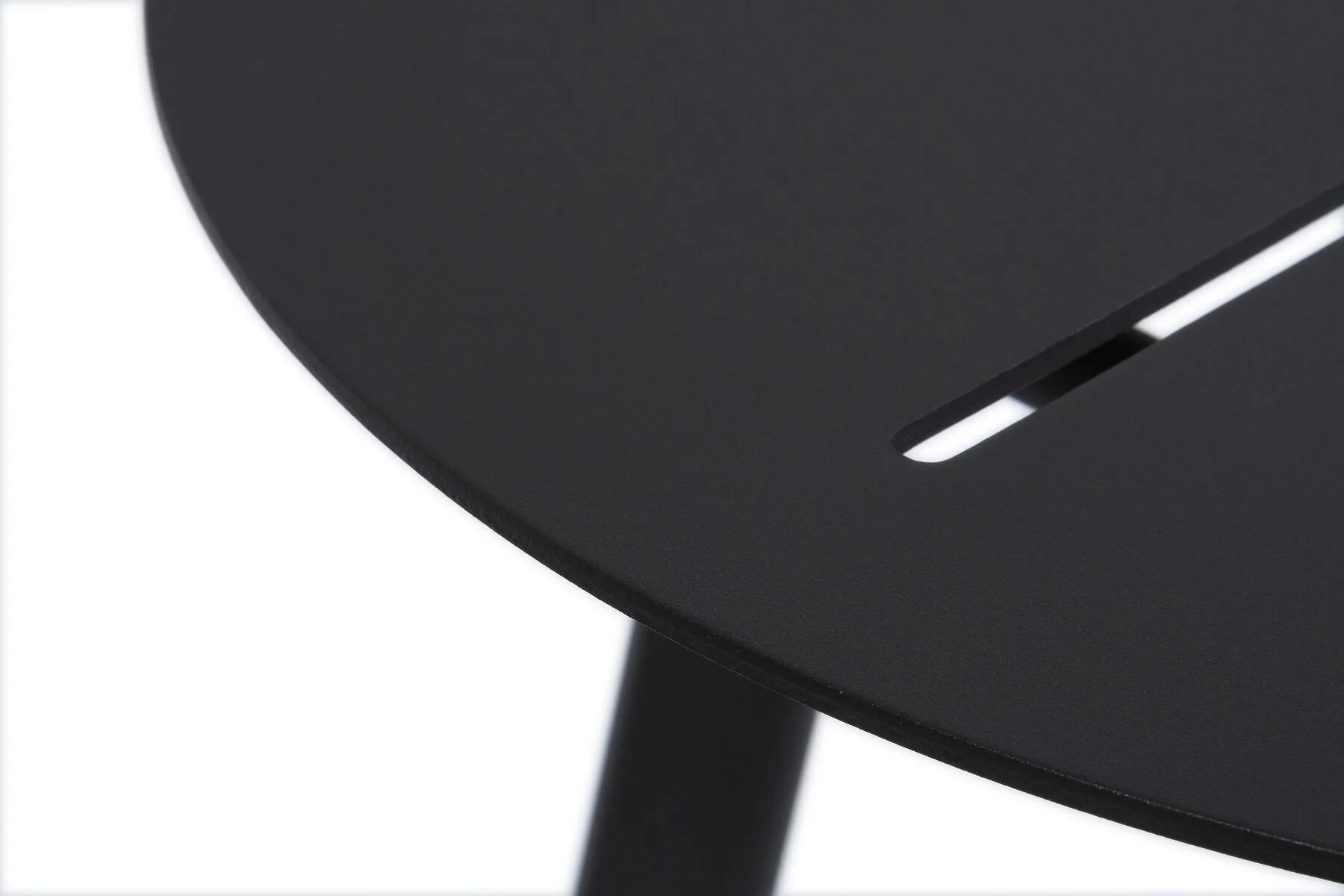 OGRODOWY STOLIK KAWOWY mały, okrągły na trzech nóżkach, aluminiowy, nowoczesny, zestaw ogrodowy OM005, najwyższa jakość