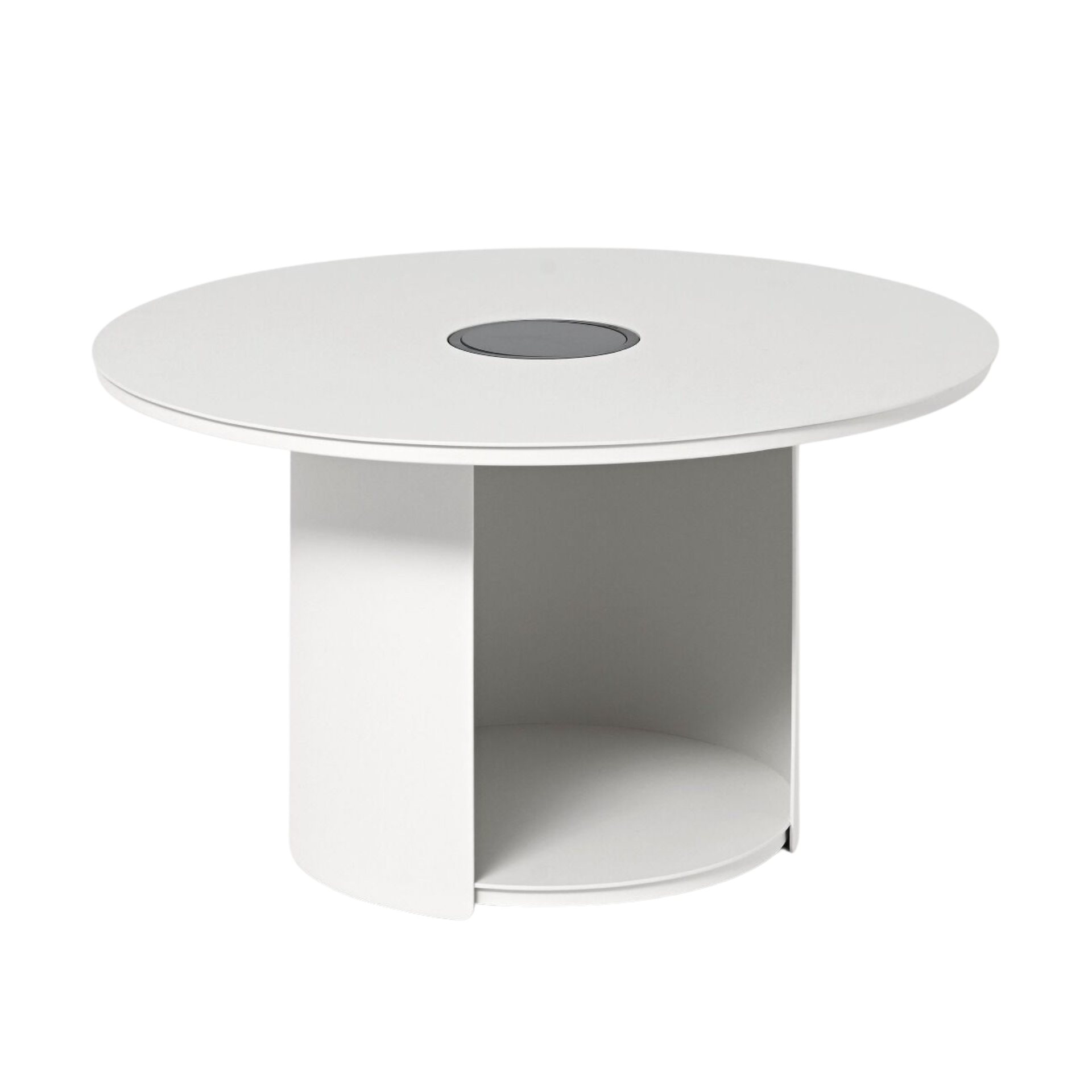 OGRODOWY STOLIK KAWOWY mały, okrągły z podświetleniem solarnym, biały, nowoczesny, zestaw ogrodowy OM006 OGRODOWY STOLIK KAWOWY mały, okrągły z podświetleniem solarnym, biały, nowoczesny, zestaw ogrodowy OM006