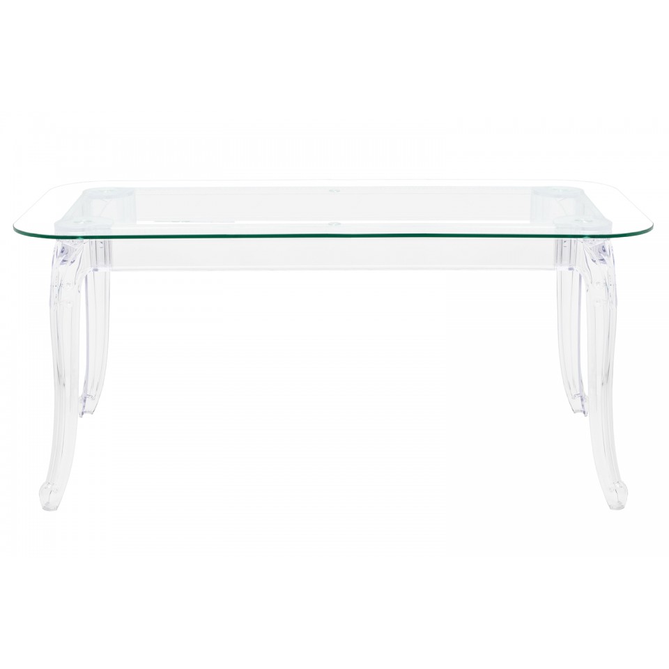 STÓŁ JADALNIANY z poliwęglanu, transparentny, szklany blat, elegancki, piękny STÓŁ JADALNIANY z poliwęglanu, transparentny, szklany blat, elegancki, piękny