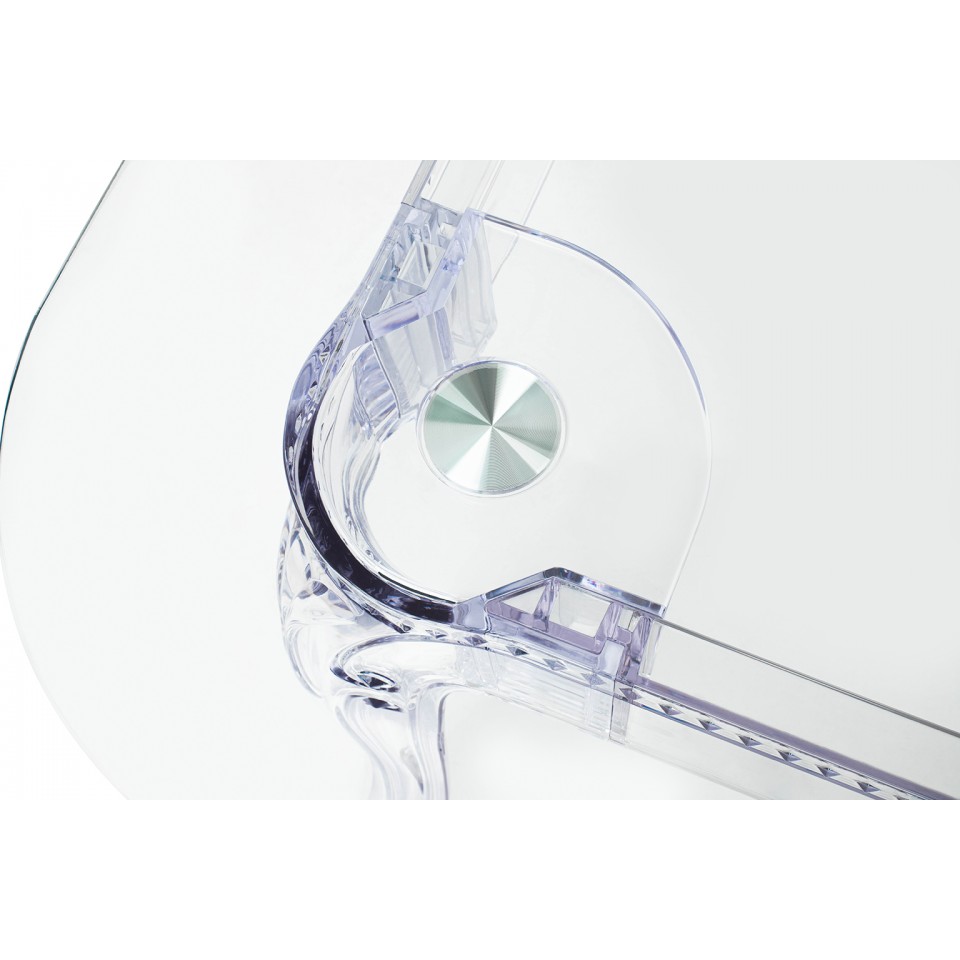 STÓŁ JADALNIANY z poliwęglanu, transparentny, szklany blat, elegancki, wyjątkowy STÓŁ JADALNIANY z poliwęglanu, transparentny, szklany blat, elegancki, wyjątkowy