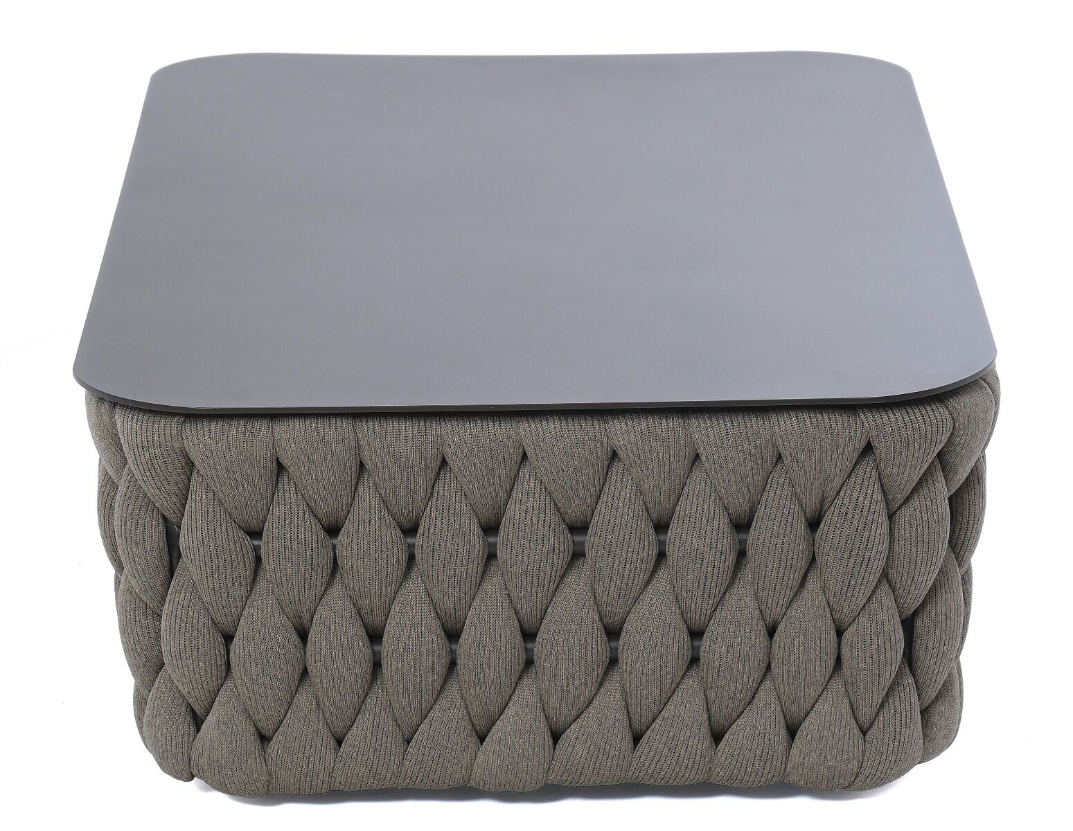 STÓŁ KAWOWY ogrodowy, prostokątny, aluminiowy blat, tkanina sunbrella, nowoczesny, zestaw ogrodowy OM005, najwyższa jakość