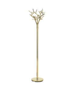WIESZAK metalowy złoty, kształt drzewa, styl glamour