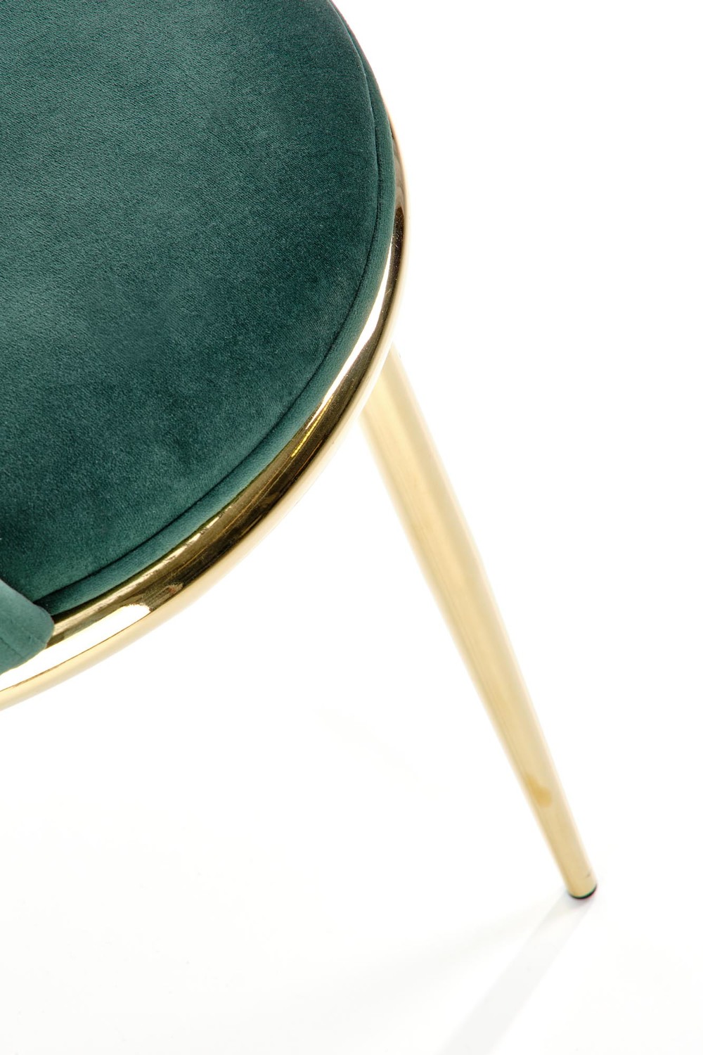 KRZESŁO na złotych nogach, wysoki połysk, piękna welurowa tapicerka, styl glamour, ciemno zielone, dekoracyjne KRZESŁO na złotych nogach, wysoki połysk, piękna welurowa tapicerka, styl glamour, ciemno zielone, dekoracyjne
