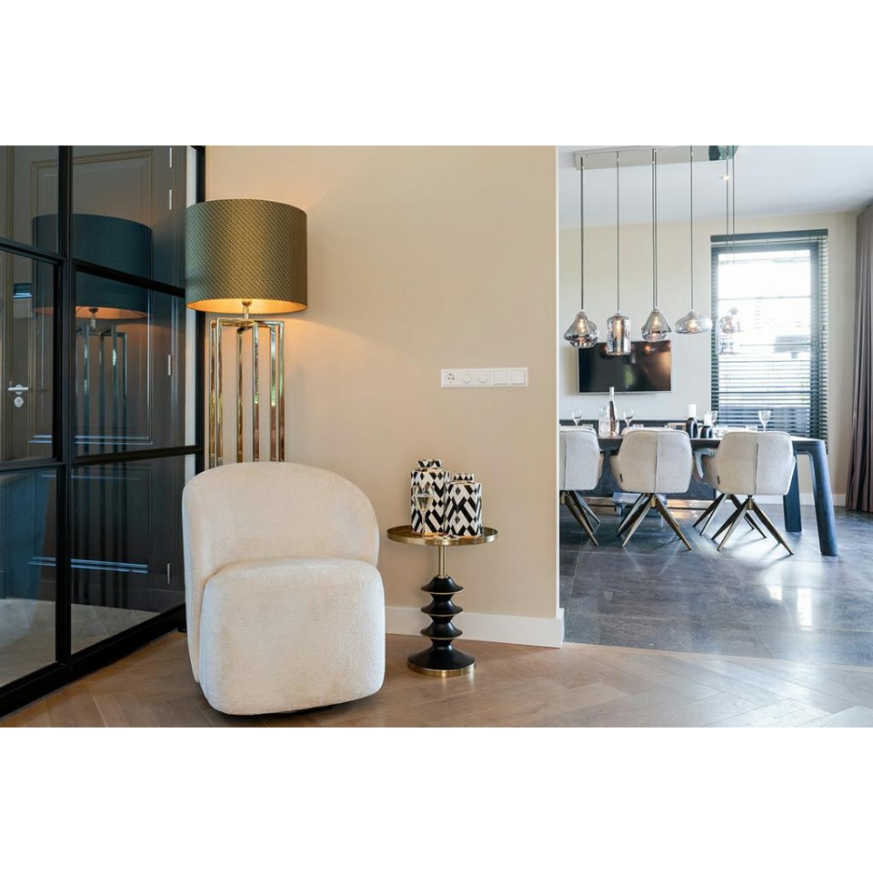 POJEMNIK ceramiczny, biało-czarny wzór z miedzianymi detalami, z pokrywką, glamour, designerski POJEMNIK ceramiczny, biało-czarny wzór z miedzianymi detalami, z pokrywką, glamour, designerski