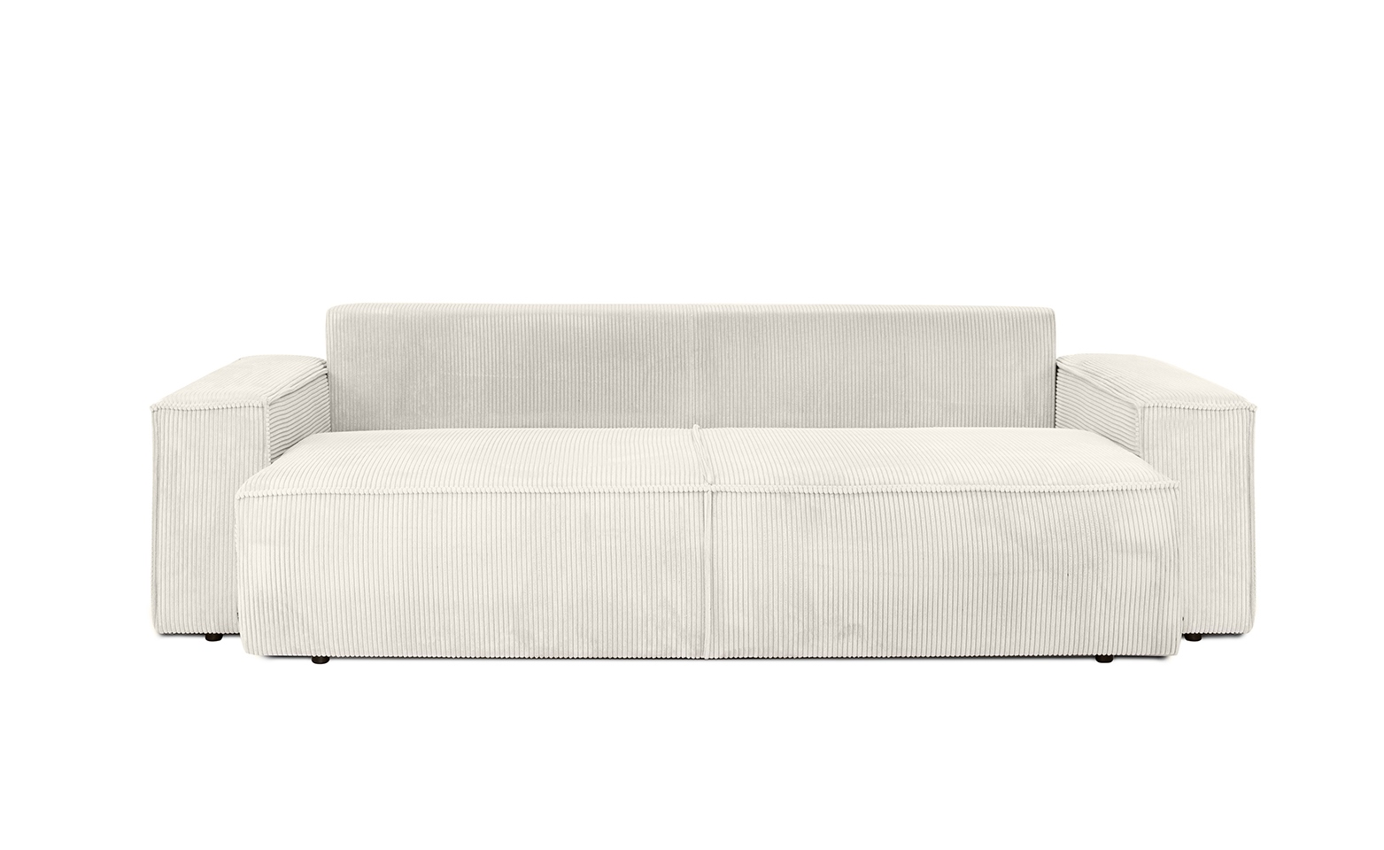 SOFA z funkcją spania i pojemnikiem na pościel, sztruksowa beżowa tkanina, nowoczesny styl, do salonu SOFA z funkcją spania i pojemnikiem na pościel, sztruksowa beżowa tkanina, nowoczesny styl, do salonu