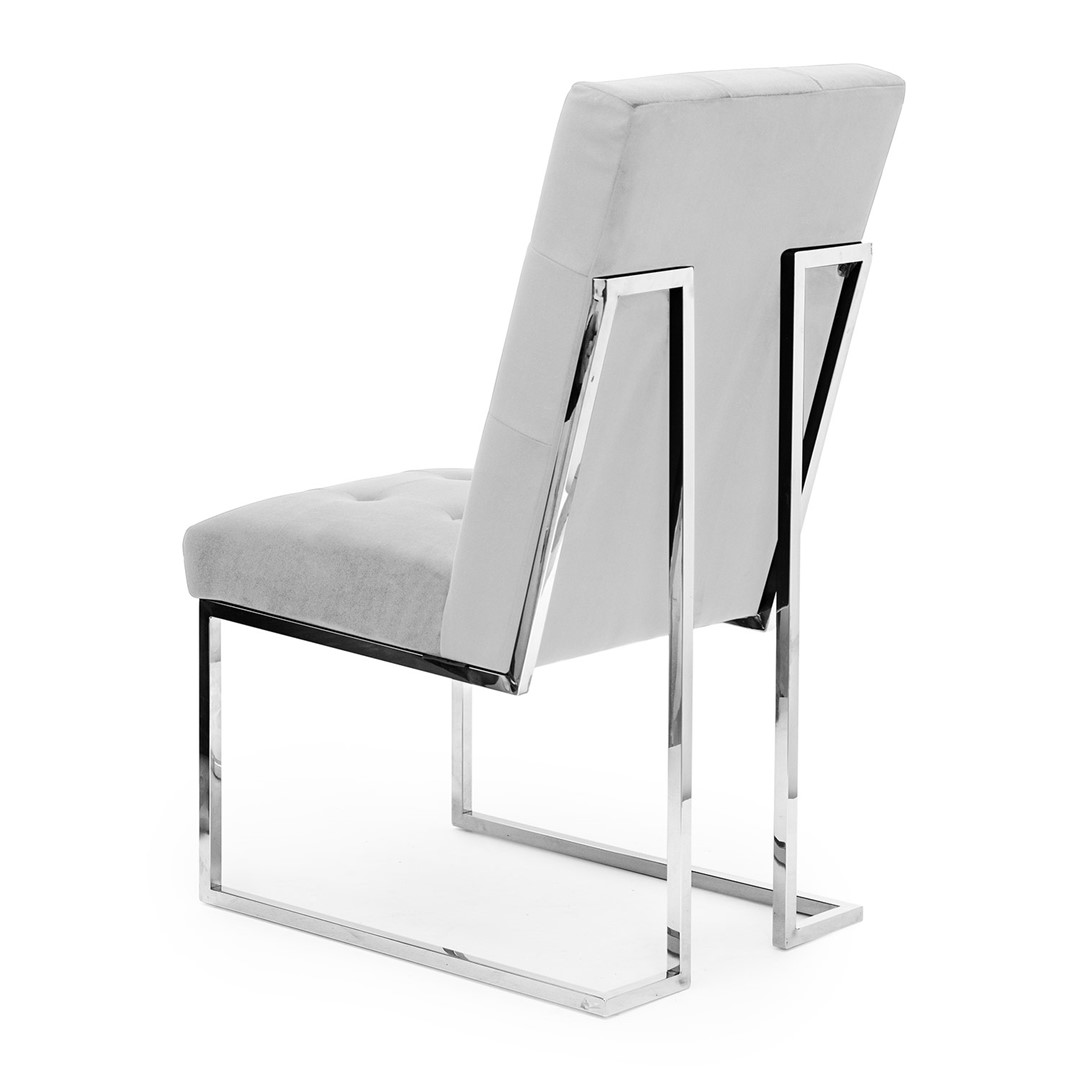 KRZESŁO na srebrnych nogach, przeszywane ergonomiczne siedzisko (dowolny kolor tkaniny), wyjątkowe KRZESŁO na srebrnych nogach, przeszywane ergonomiczne siedzisko (dowolny kolor tkaniny), wyjątkowe