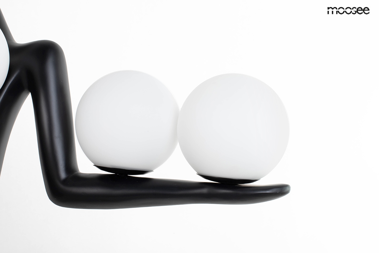 LAMPA PODŁOGOWA w formie geometrycznej postaci, 6 szklanych kloszy, designerska, premium LAMPA PODŁOGOWA w formie geometrycznej postaci, 6 szklanych kloszy, designerska, premium