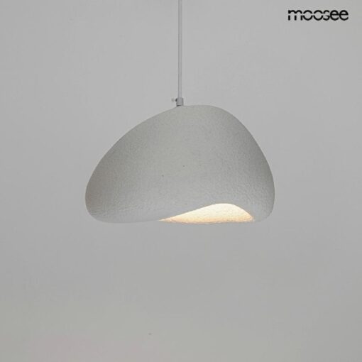 LAMPA WISZĄCA kształt inspirowany kulistym obłokiem, z żywicy, designerska 30, nowoczesna