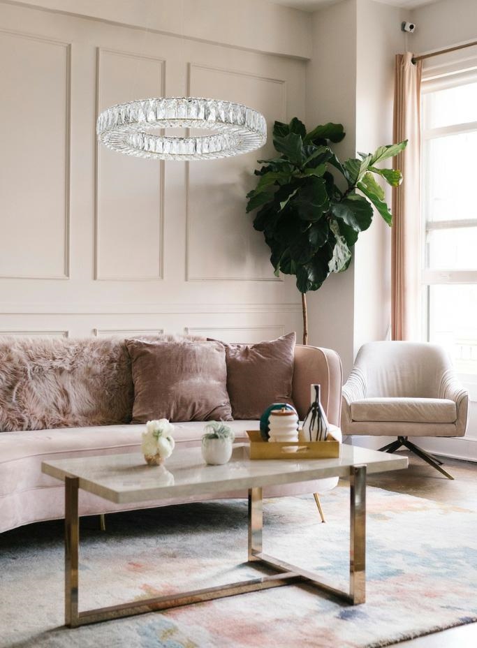 LAMPA WISZĄCA okrągła, kryształowa, złoty stelaż, styl glamour-3 LAMPA WISZĄCA okrągła, kryształowa, złoty stelaż, styl glamour-3