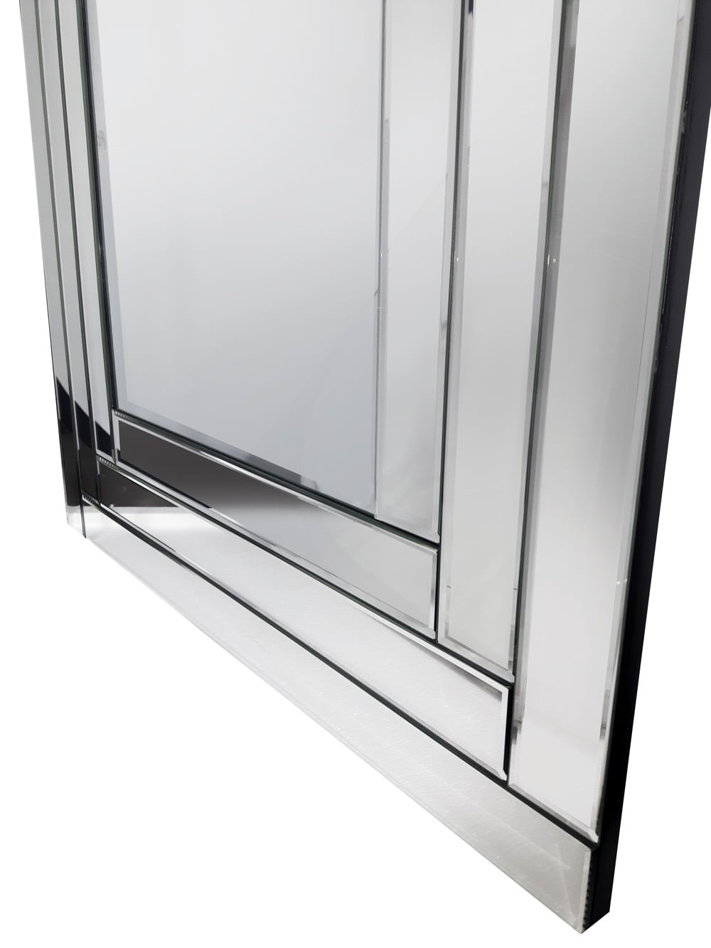 LUSTRO ŚCIENNE prostokątne, lustrzana rama, wysoka jakość, styl glamour 80x120, wyjątkowe