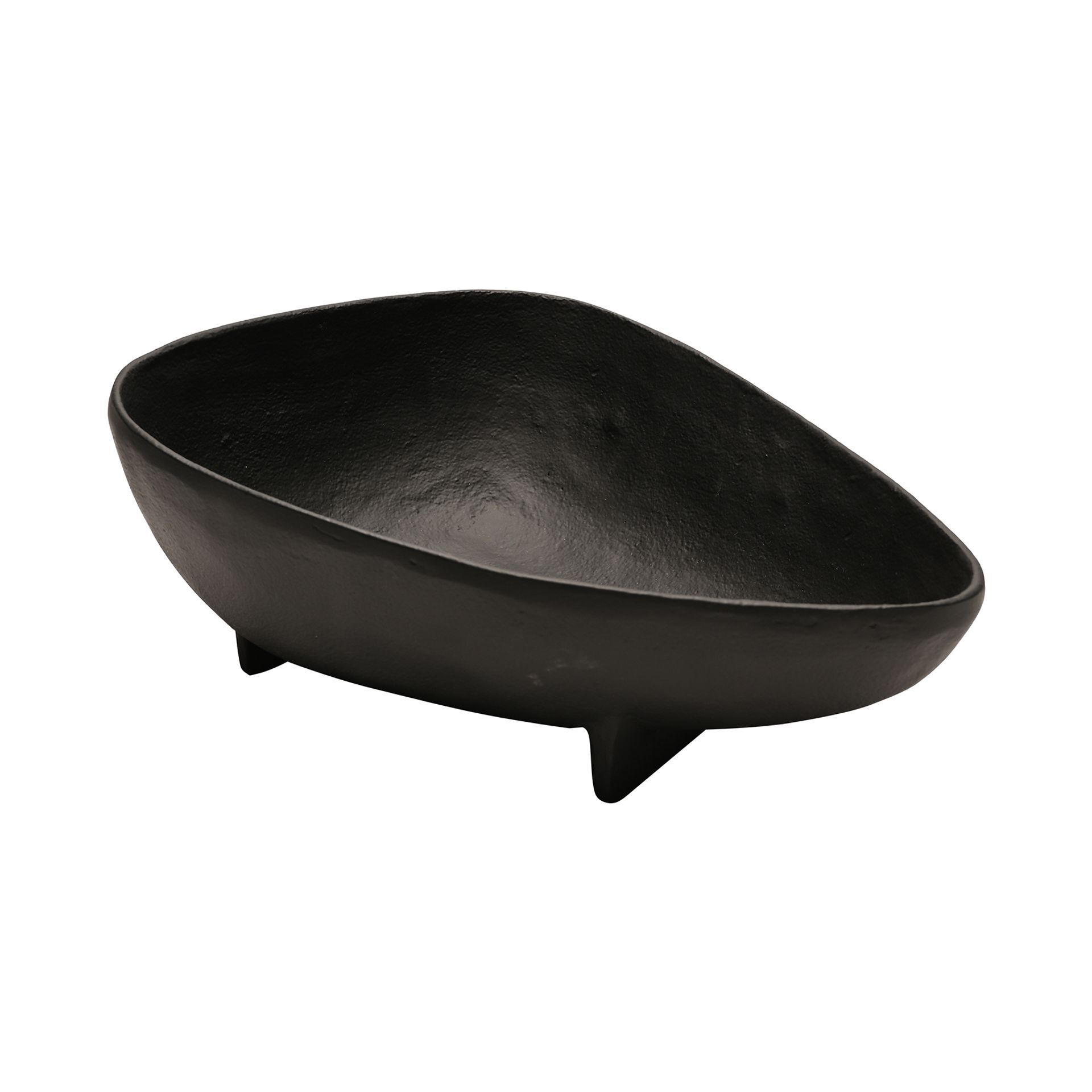 MISA dekoracyjna trójkątna o zaokrąglonych rogach, czarne aluminium, elegancka, nowoczesna MISA dekoracyjna trójkątna o zaokrąglonych rogach, czarne aluminium, elegancka, nowoczesna