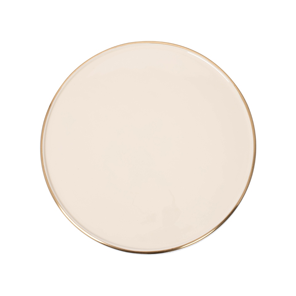 STOLIK POMOCNICZY okrągły, aluminiowy, złoty kolor, jasny połyskujący blat, designerski kształt, ekskluzywny