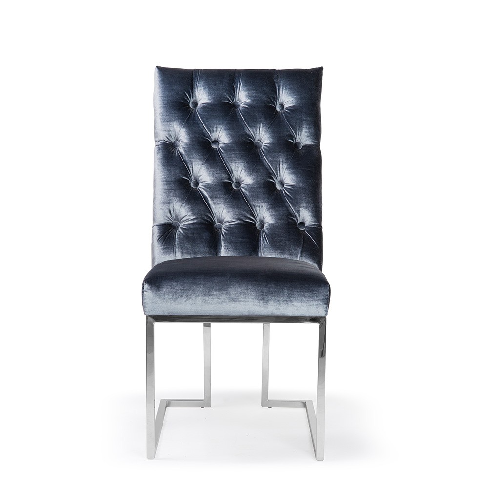 KRZESŁO luksusowe, na srebrnej podstawie, pikowane oparcie, wygodne siedzisko (tkanina do wyboru), piękne KRZESŁO luksusowe, na srebrnej podstawie, pikowane oparcie, wygodne siedzisko (tkanina do wyboru), piękne