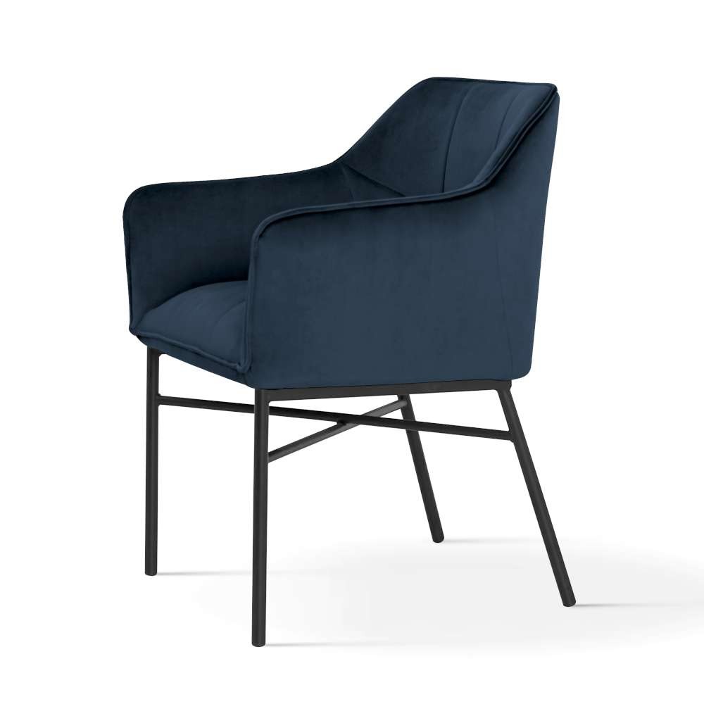 KRZESŁO z podłokietnikami, szerokie wygodne siedzisko, czarne nogi, welurowa tapicerka (dowolny kolor), dekoracyjne KRZESŁO z podłokietnikami, szerokie wygodne siedzisko, czarne nogi, welurowa tapicerka (dowolny kolor), dekoracyjne