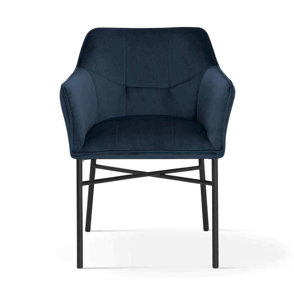 KRZESŁO z podłokietnikami, szerokie wygodne siedzisko, czarne nogi, welurowa tapicerka (dowolny kolor), piękne KRZESŁO z podłokietnikami, szerokie wygodne siedzisko, czarne nogi, welurowa tapicerka (dowolny kolor), piękne