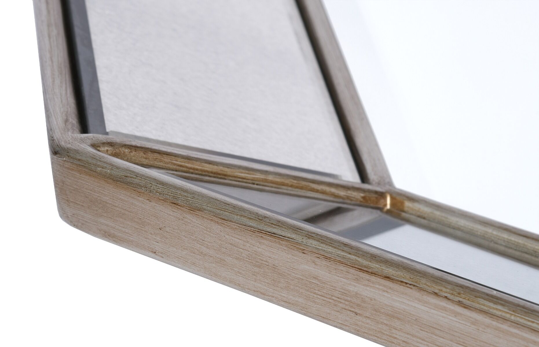 LUSTRO ŚCIENNE ośmiokątne, miedziana, finezyjna rama, klasyczny styl, ekskluzywne