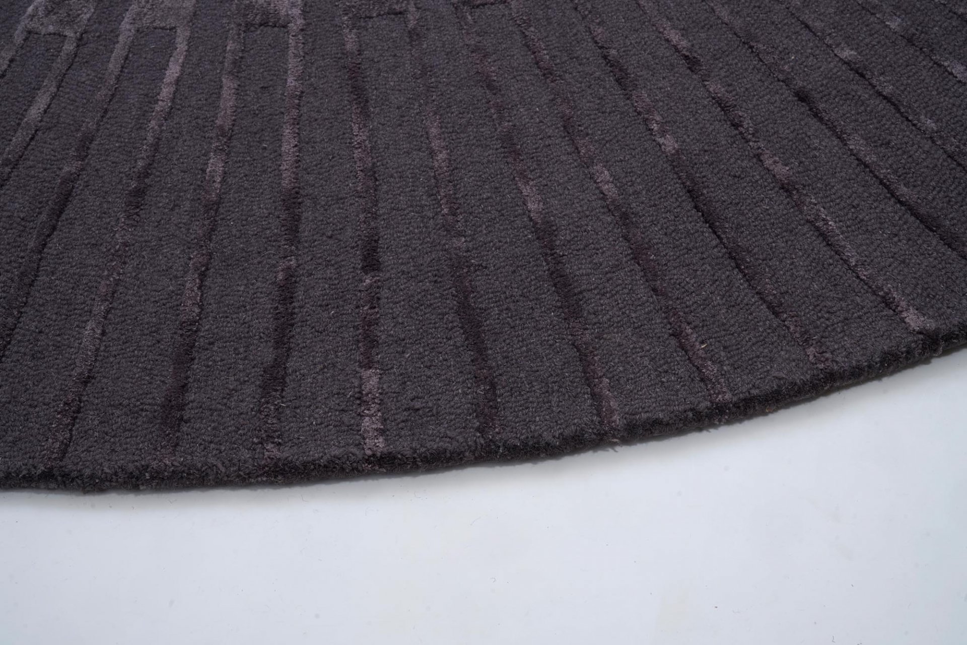 DYWAN okrągły, ciemno szary kolor, ręcznie wykonany w Indiach, ekskluzywny DYWAN okrągły, ciemno szary kolor, ręcznie wykonany w Indiach, ekskluzywny