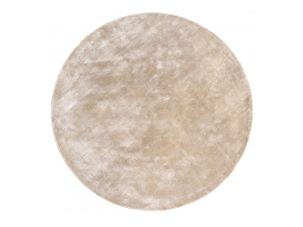 DYWAN okrągły, ręcznie tkany w Indiach, jasno różowy kolor