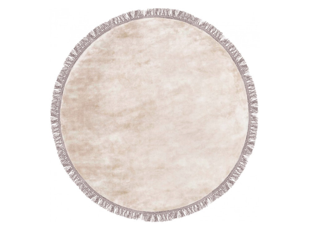 DYWAN okrągły z frędzlami, jasny, beżowy kolor, nowoczesny styl DYWAN okrągły z frędzlami, jasny, beżowy kolor, nowoczesny styl