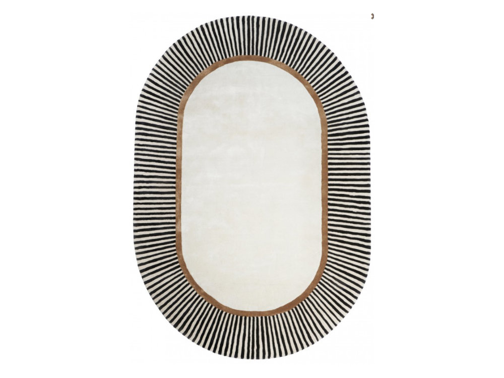 DYWAN owalny, ręcznie tkany w Indiach, wielokolorowy, nowoczesny design DYWAN owalny, ręcznie tkany w Indiach, wielokolorowy, nowoczesny design