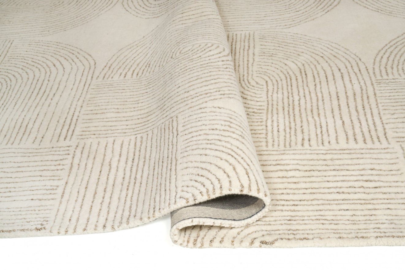 DYWAN prostokątny, beżowy kolor, geometryczny wzór, ręcznie tkany, ekskluzywny DYWAN prostokątny, beżowy kolor, geometryczny wzór, ręcznie tkany, ekskluzywny