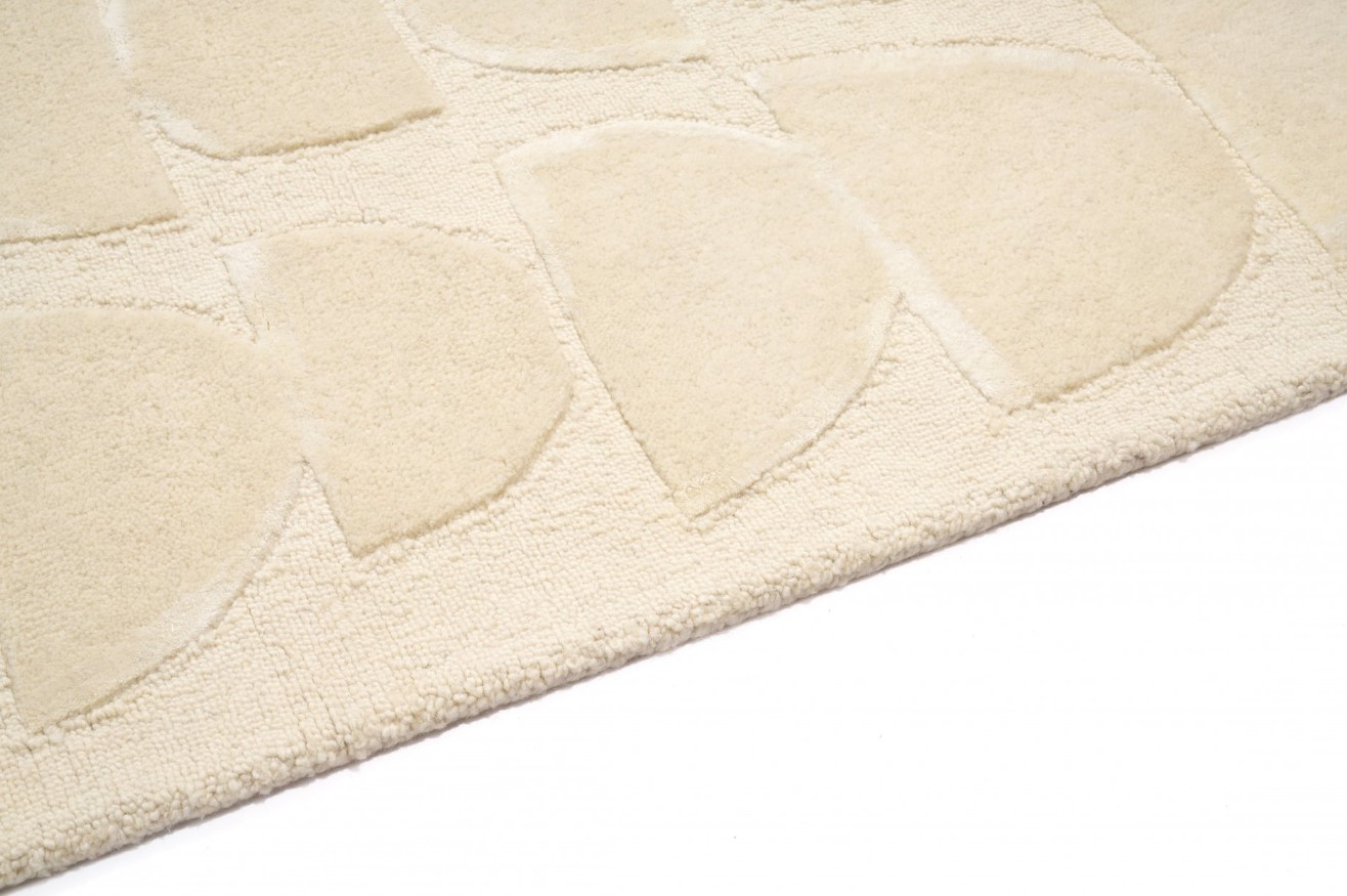 DYWAN prostokątny, piaskowy kolor, ręcznie tkany, nowoczesny wzór, piękny