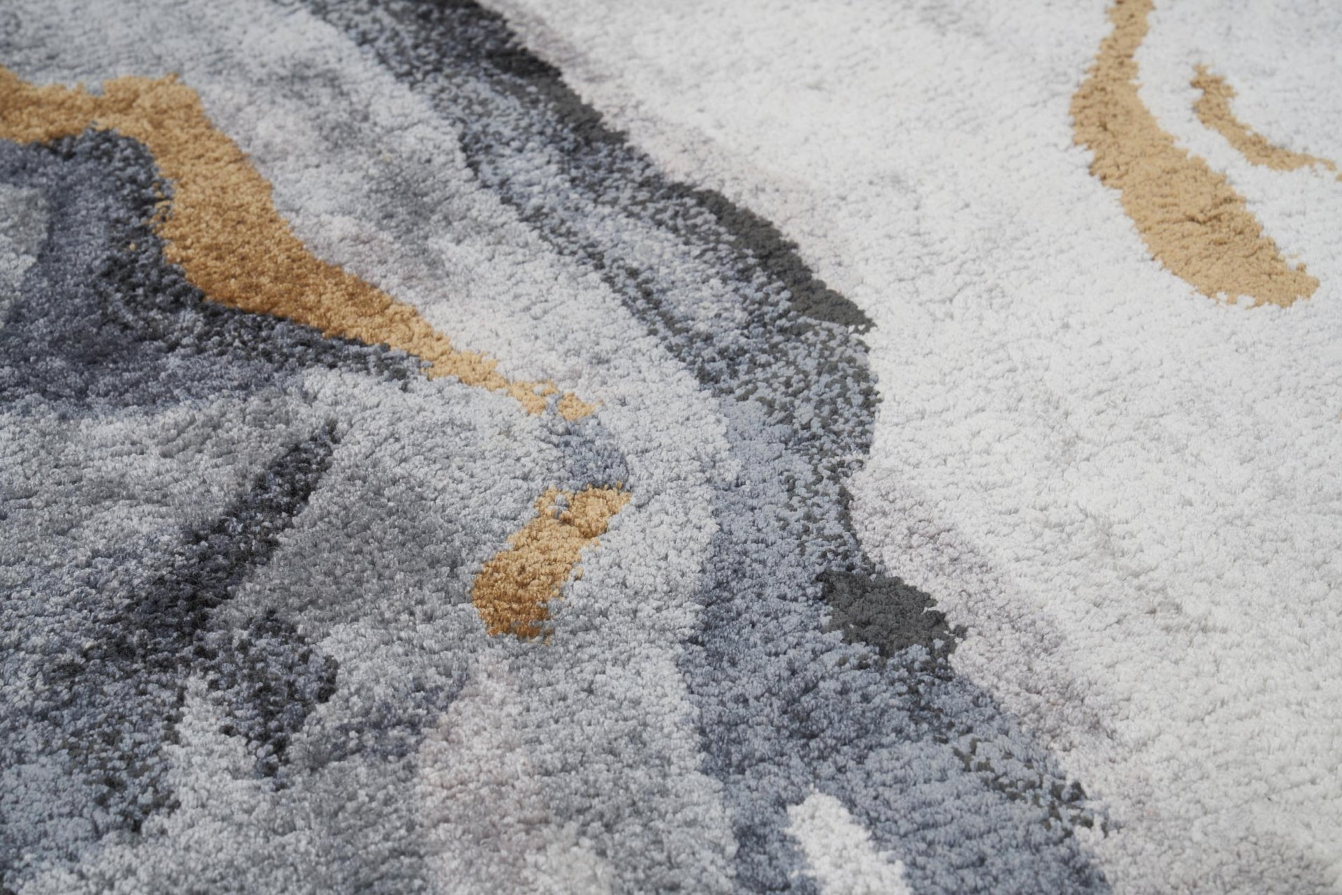 DYWAN prostokątny, szaro-złota kolorystyka, abstrakcyjny wzór, nowoczesny styl, piękny DYWAN prostokątny, szaro-złota kolorystyka, abstrakcyjny wzór, nowoczesny styl, piękny