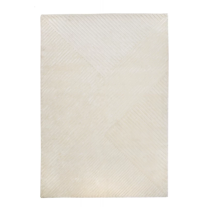 DYWAN prostokątny w kremowym wydaniu, wyjątkowa faktura, ręczne wykonanie DYWAN prostokątny w kremowym wydaniu, wyjątkowa faktura, ręczne wykonanie