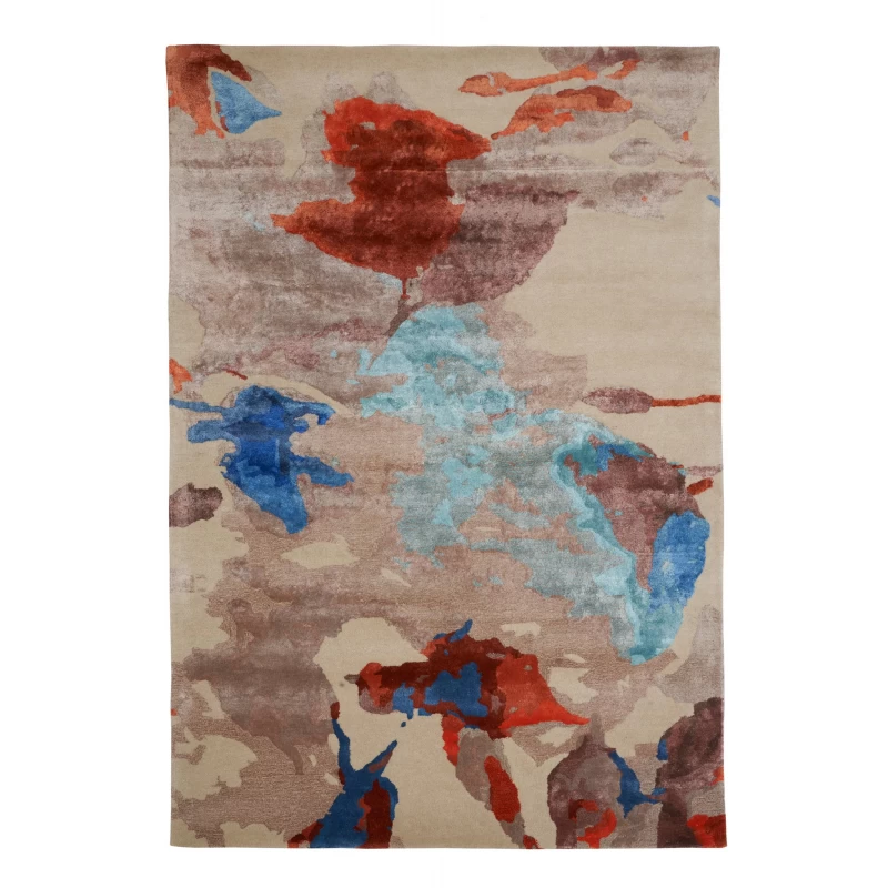 DYWAN prostokątny, wielokolorowy, abstrakcyjne wzory, nowoczesny styl DYWAN prostokątny, wielokolorowy, abstrakcyjne wzory, nowoczesny styl