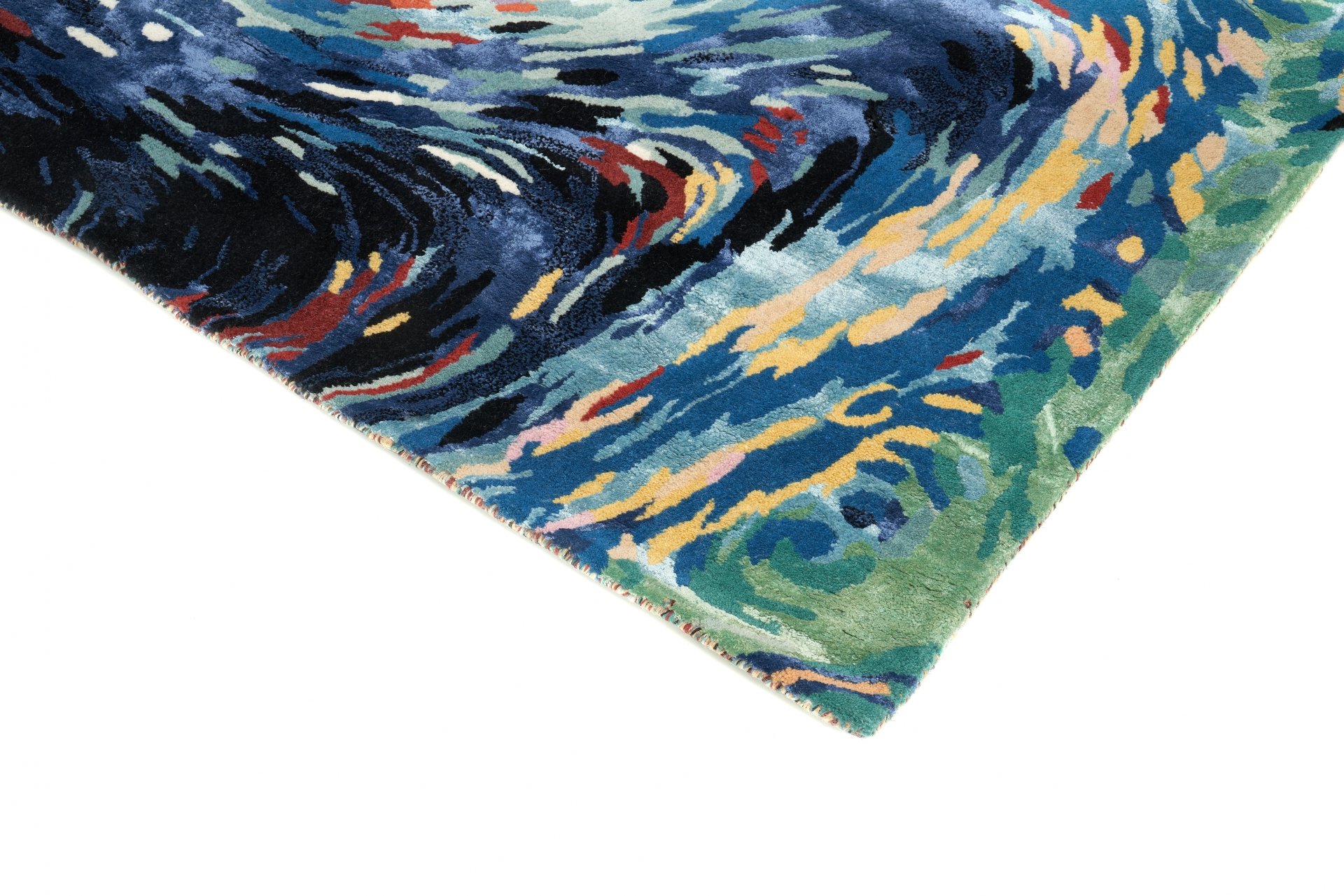 DYWAN prostokątny, wielokolorowy o abstrakcyjnym nowoczesnym wzorze, dekoracyjny DYWAN prostokątny, wielokolorowy o abstrakcyjnym nowoczesnym wzorze, dekoracyjny