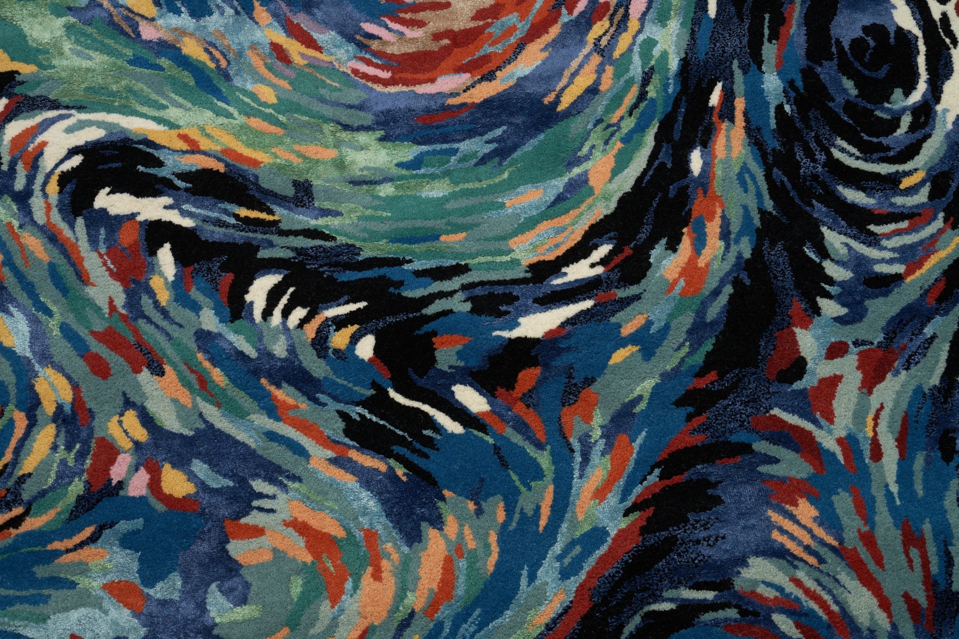 DYWAN prostokątny, wielokolorowy o abstrakcyjnym nowoczesnym wzorze, ekskluzywny DYWAN prostokątny, wielokolorowy o abstrakcyjnym nowoczesnym wzorze, ekskluzywny