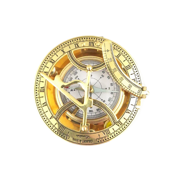 KOMPAS z zegarem słonecznym w drewnianym pudełku, mosiężny, ekskluzywny, wyrafinowany KOMPAS z zegarem słonecznym w drewnianym pudełku, mosiężny, ekskluzywny, wyrafinowany