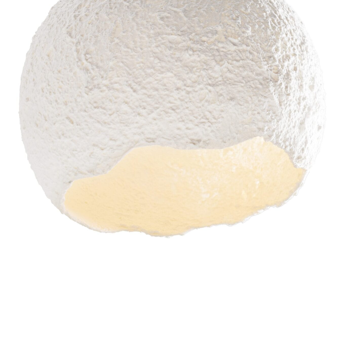 LAMPA WISZĄCA z białym papierowym kloszem otwartym od dołu, designerski wygląd, piękna