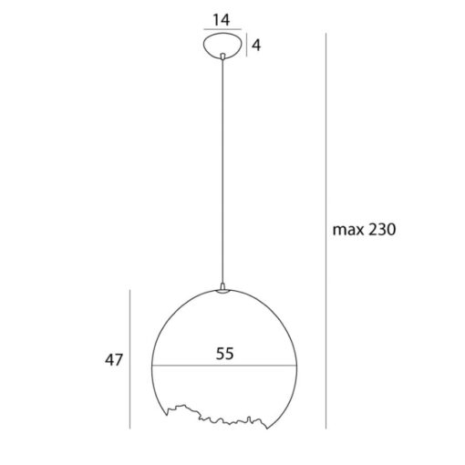 LAMPA WISZĄCA z białym papierowym kloszem otwartym od dołu, designerski wygląd, wyjątkowa