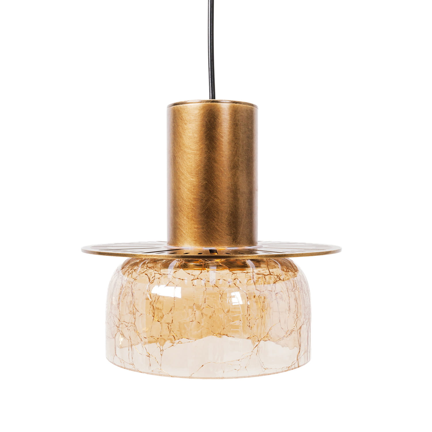 LAMPA WISZĄCA z mosiężnymi metalowymi detalami, klosz z tłuczonego szkła, nowoczesny styl LAMPA WISZĄCA z mosiężnymi metalowymi detalami, klosz z tłuczonego szkła, nowoczesny styl