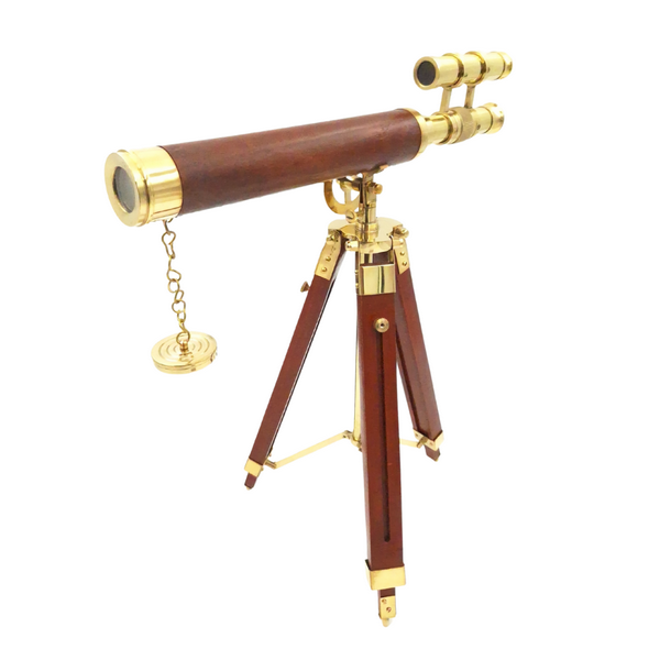 MOSIĘŻNA LUNETA na trójnogu, dekoracyjna, brązowe, drewniane elementy, klasyczny styl, ekskluzywna MOSIĘŻNA LUNETA na trójnogu, dekoracyjna, brązowe, drewniane elementy, klasyczny styl, ekskluzywna