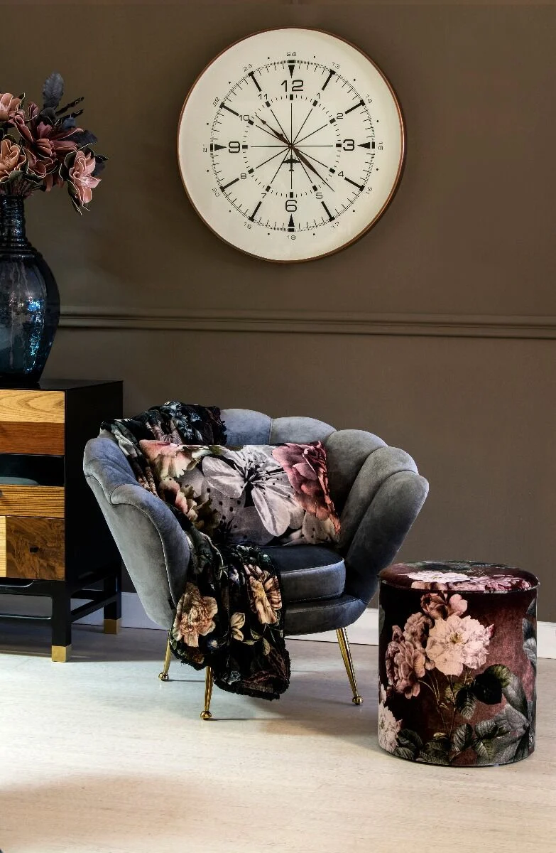 ZEGAR ŚCIENNY w okrągłej miedzianej ramie, biało-czarna tarcz inspirowana kompasem, nowoczesny styl, wyjątkowy ZEGAR ŚCIENNY w okrągłej miedzianej ramie, biało-czarna tarcz inspirowana kompasem, nowoczesny styl, wyjątkowy