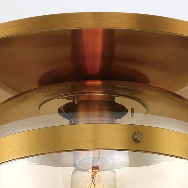 PLAFON NOTTINGAM z 1 źródłem światła, szklano-metalowy klosz w miedzianych barwach, styl klasyczny, ekskluzywny PLAFON NOTTINGAM z 1 źródłem światła, szklano-metalowy klosz w miedzianych barwach, styl klasyczny, ekskluzywny