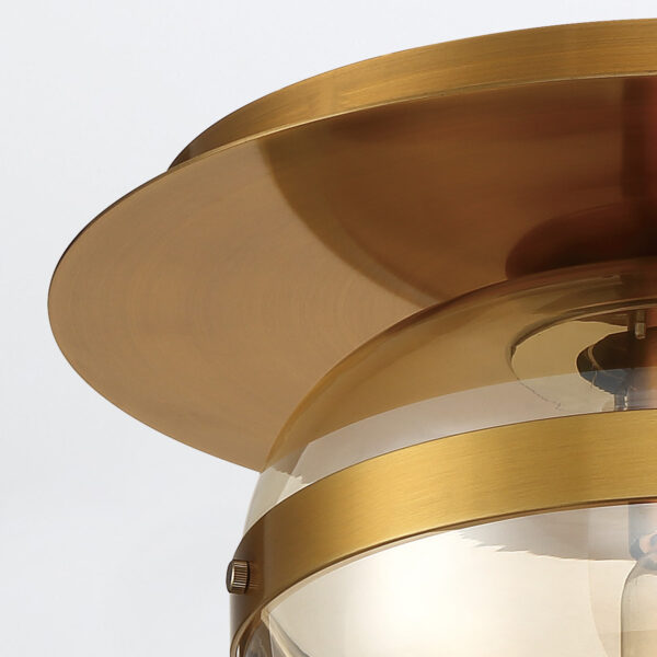 PLAFON NOTTINGAM z 1 źródłem światła, szklano-metalowy klosz w miedzianych barwach, styl klasyczny, piękny PLAFON NOTTINGAM z 1 źródłem światła, szklano-metalowy klosz w miedzianych barwach, styl klasyczny, piękny